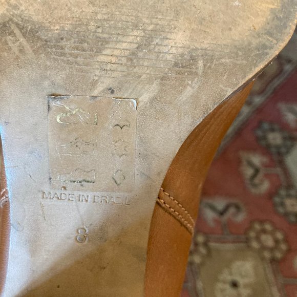 Madewell Heeled Leather Boots Size 8 - Picture 6 of 6